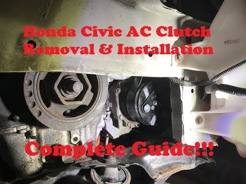 How to Change Your 2000 Honda Civic Ac Compressor Clutch